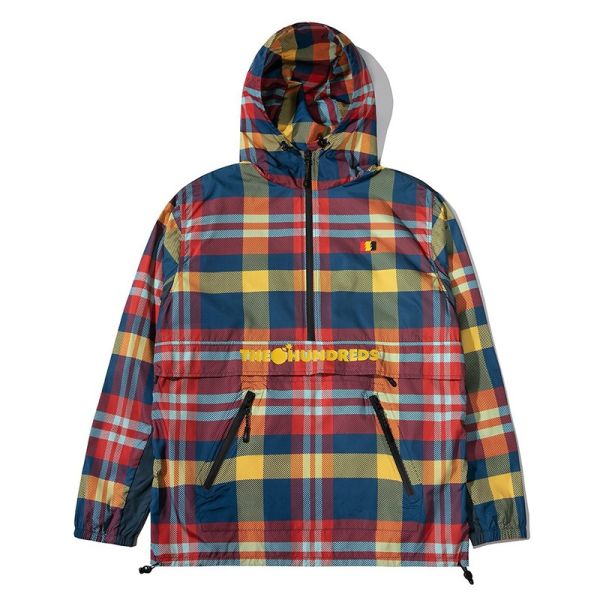 THE HUNDREDS SEQUOIA ANORAK NAVY/MULTICOLOR