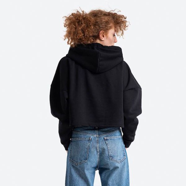 ALPHA INDUSTRIES WMN BASIC HOODY COS EMBROIDERY BLACK