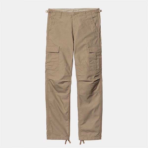 CARHARTT WIP AVIATION PANT LEATHER (RINSED) ΠΑΝΤΕΛΟΝΙ ΜΠΕΖ