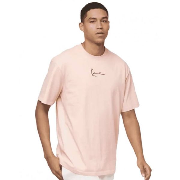 KARL KANI ΜΑΝ SMALL SIGNATURE ESSENTIAL T-SHIRT PINK
