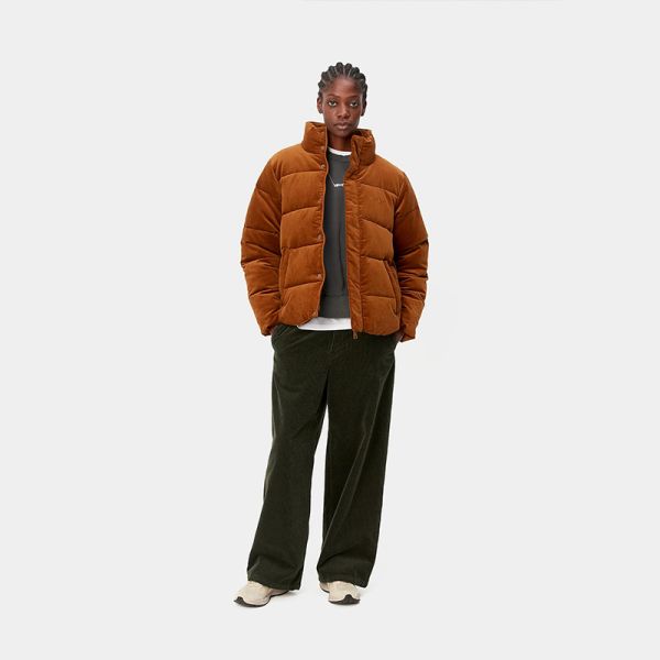CARHARTT WIP W' CRAFT PANT PLANT (RINSED) 
