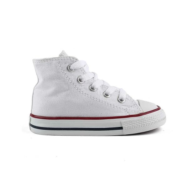 CONVERSE INFANT CHUCK TAYLOR ALL STAR HI OPTICAL WHITE SHOES