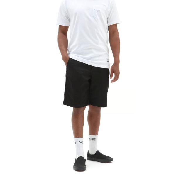 VANS MEN AUTHENTIC CHINO RELAXED SHORTS ΜΑΥΡΟ