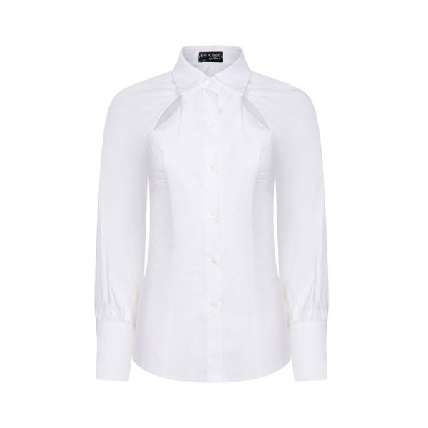 BE A BEE COUTURE MYSTIQUE WHITE SHIRT 