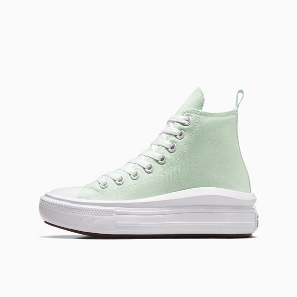 CONVERSE CHUCK TAYLOR ALL STAR MOVE HI SHOES STICKY ALOE/WHITE ΜΠΟΤΑΚΙΑ ΔΙΠΑΤΑ ΜΕΝΤΑ