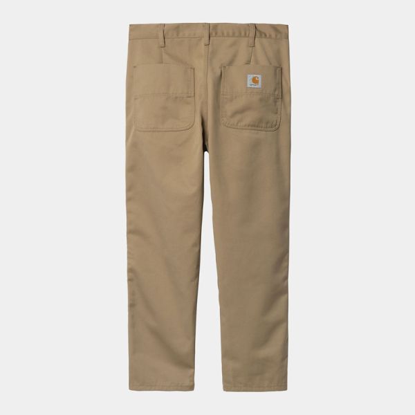 CARHARTT WIP ABBOTT PANT LEATHER ( STONE WASHED ) 