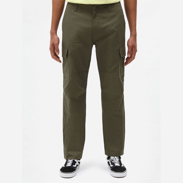 DICKIES MILLERVILLE CARGO TROUSERS MILITARY GREEN 