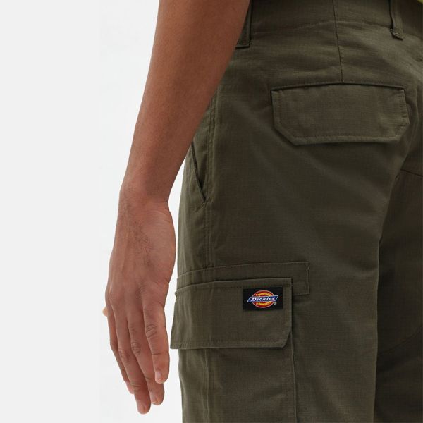 DICKIES MILLERVILLE CARGO TROUSERS MILITARY GREEN 