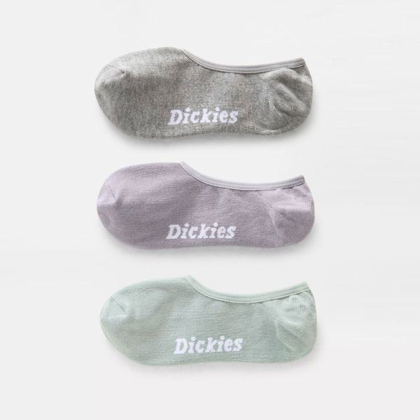 DICKIES INVISIBLE SOCK ASSORTED COLOR ΚΑΛΤΣΕΣ ΓΚΡΙ ΛΙΛΑ ΠΡΑΣΙΝΕΣ (3 ΤΕΜΑΧΙΑ)