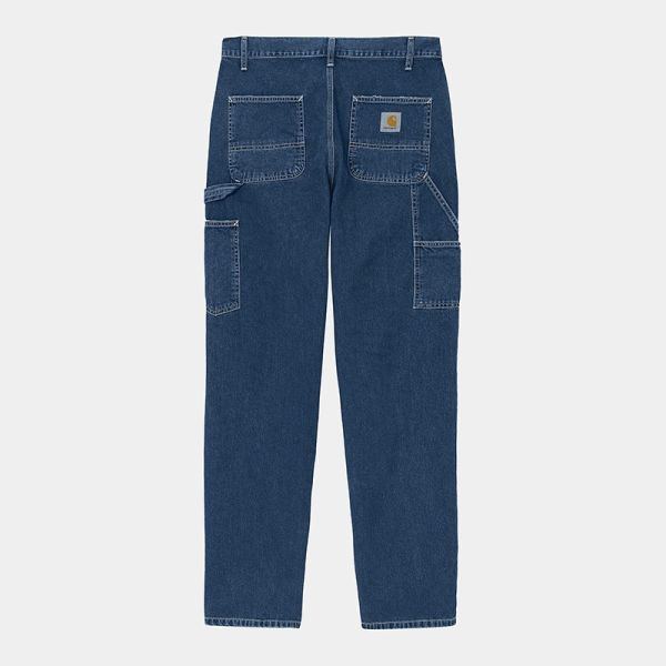 CARHARTT WIP RUCK SINGLE KNEE PANT BLUE (STONE WASHED) (L32)