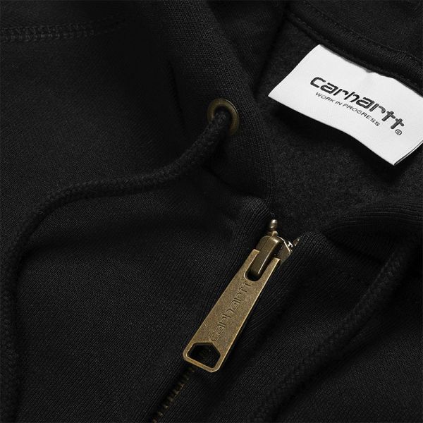 CARHARTT WIP CHASE HOODED CHASE JACKET BLACK