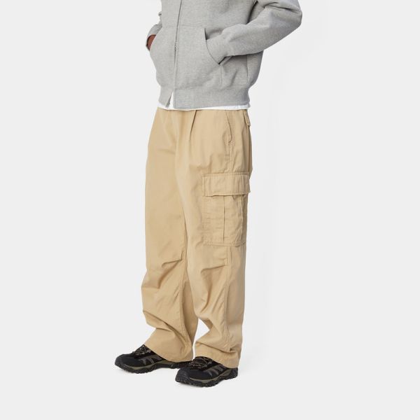CARHARTT WIP COLE CARGO PANT SABLE (RINSED) ΠΑΝΤΕΛΟΝΙ ΜΠΕΖ