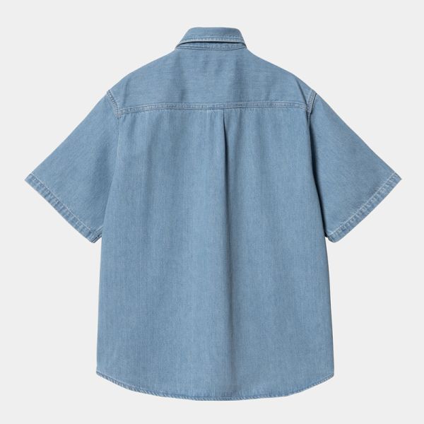 CARHARTT WIP S/S ODY SHIRT BLUE (STONE WASHED)