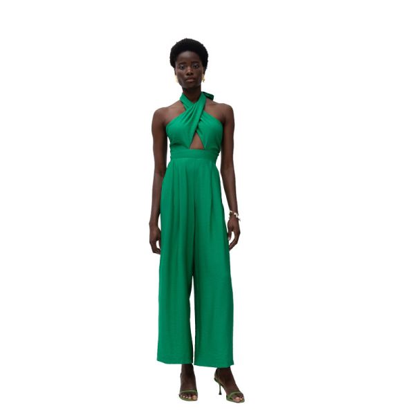 MALLORY THE LABEL EMELY GREEN JUMPSUIT 