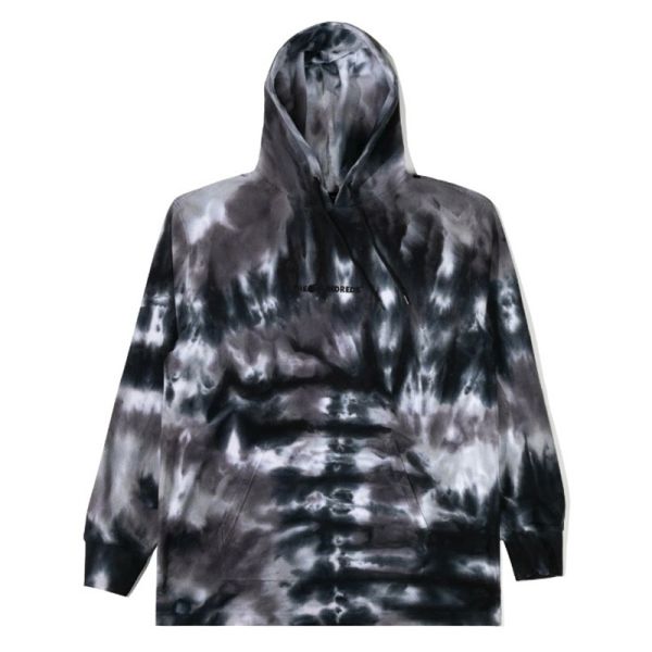 THE HUNDREDS CANALS HOODIE TIE DYE BLACK