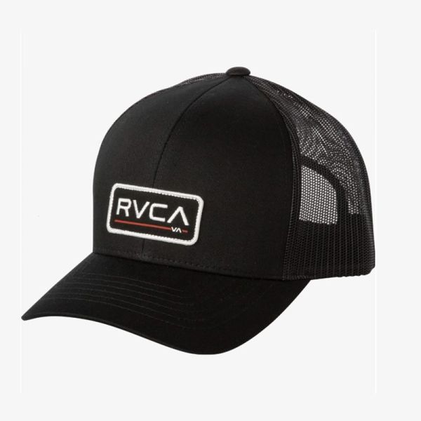 RVCA TICKET TRUCKER CAP BLACK