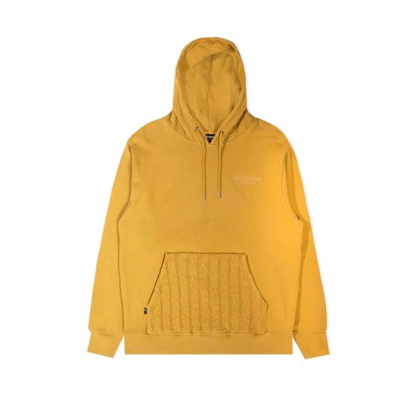 THE HUNDREDS CABLE PULLOVER HOODIE DARK KHAKI