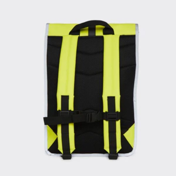 RAINS ROLLTOP RUCKSACK REFLECTIVE BACKPACK YELLOW(LIME)