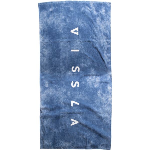 VISSLA CLOUD WASH TOWEL BLUE TIE DYE