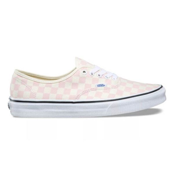 VANS CHECKERBOARD AUTHENTIC SHOES CHALK PINK