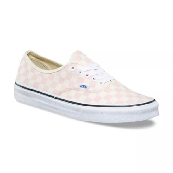 VANS CHECKERBOARD AUTHENTIC SHOES CHALK PINK