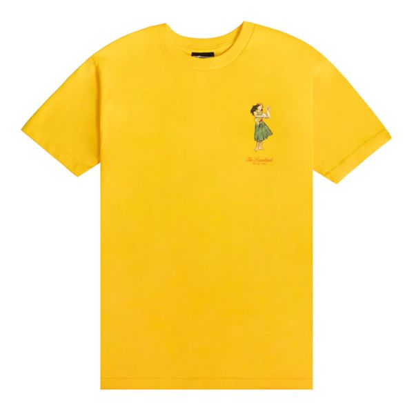 THE HUNDREDS WELCOME TO PARADISE YELLOW S/S TEE  